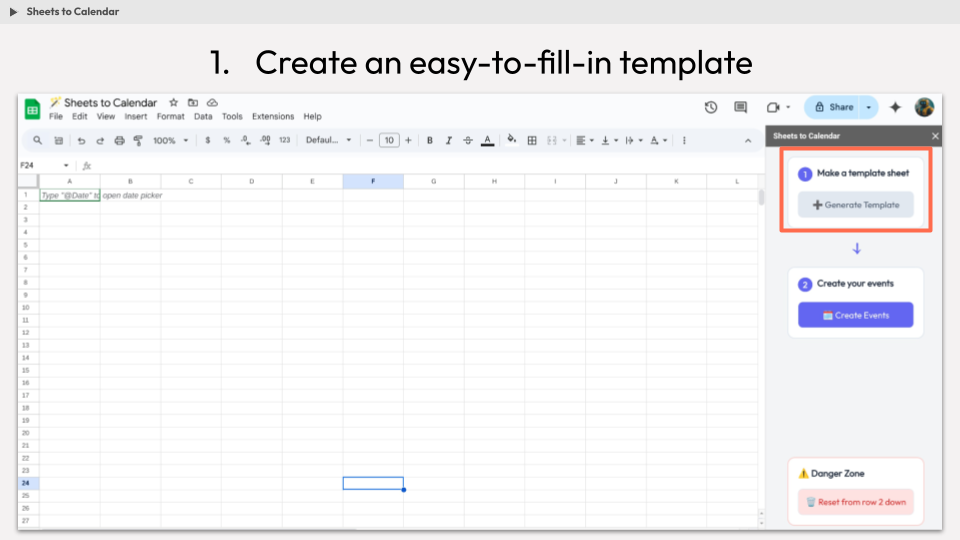 Create your template